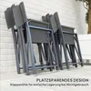 Outsunny Sitzgruppe 5-teilig Essgruppe Stahl für 4 Personen Produktbild-Vorschau 8