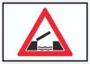 Schild Achtung bewegliche Brücke Symbol A0 (841x1189mm) Produktbild-Vorschau 1