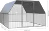 vidaXL Gabbia per polli da esterno 3x4x2 m Acciaio zincato Anteprima dell’immagine prodotto 10