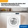 Exquisit Waschmaschine 7kg, Energieeffizienzklasse A, max. Produktbild-Vorschau 3