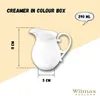 Lattiera Wilmax da 290 ml in porcellana bianca WL-995041/1C Anteprima dell’immagine prodotto 4
