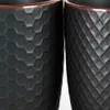 Čierne keramické hrnčeky 400 ml 4 ks. Náhľad obrázku produktu 4