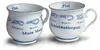2er Set Kaffeebecher Kugelbecher Moin Moin + Produktbild-Vorschau 1