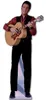 Presley, Elvis cartone stand-up Camicia rossa Anteprima dell’immagine prodotto 1
