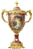 Casa Padrino Barock Säule mit Vase Bordeauxrot / Mehrfarbig Produktbild-Vorschau 2