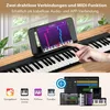 Pianoforte digitale pieghevole a 61 tasti con Bluetooth e Anteprima dell’immagine prodotto 4