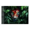 DEQORI Glasbild Echtglas 90x60 cm 'Dschungelblick' Wandbild Produktbild-Vorschau 2