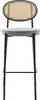 home24 Barstuhl - 2er-Set - Rattan & Webstoff / Metall Produktbild-Vorschau 9