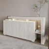 Credenza in legno "Beliz" - 170 x 35 x 80 cm - Travertino Anteprima dell’immagine prodotto 5