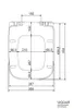 VIGOUR WHITE WC-Sitz eckig Scharnierabstand 15,5 cm mit Produktbild-Vorschau 4
