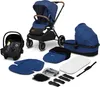 Lionelo Mika 3in1 Set Kinderwagen, Babywanne, Babyschale. Produktbild-Vorschau 1