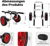 Carrello per canoe in alluminio regolabile Wiltec fino a 90 Anteprima dell’immagine prodotto 9