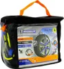 A black carrying bag with orange handles, containing Michelin Easy Grip Evolution snow chains. Náhľad obrázku produktu
