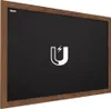 Schwarze magnetische Kreidetafel mit Holzrahmen 100x80cm Produktbild-Vorschau 1