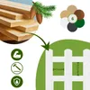 Floranica Zierzaun aus Holz 100 x 20 cm Weiß (imprägniert) Produktbild-Vorschau 5