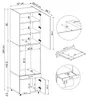 Roomart Waschmaschinenschrank 67 cm breit, Weiß Produktbild-Vorschau 6