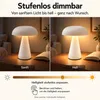 LED-Pilzlampe, tragbare Metall-Schreibtischlampe, Produktbild-Vorschau 3
