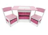 Een set bestaande uit een tafel en 2 stoelen, 3-in-1, roze, Productafbeelding-voorbeeld 1