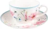 Tazza Clayre & Eef con piattino 230 ml Fiori di porcellana Anteprima dell’immagine prodotto 1