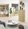 Kommode, Sideboard in Artisan Eiche (B:60 / H:121 / T:40) Produktbild-Vorschau 3