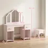 AIYAPLAY Schminktisch Kinder, 2 in 1 Kinderschminktisch Produktbild-Vorschau 3