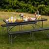 Sekey 180cm Bierzeltgarnitur 3-teilig Klappbar Campingtisch Produktbild-Vorschau 10