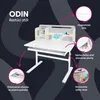 Kondela Biurko rosnące Odin - szary / biały Podgląd zdjęcia produktu 4