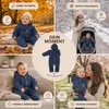 Engel Baby-Overall mit Kapuze, Holzknöpfen und Umschlag TOP Produktbild-Vorschau 6