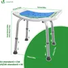 VOUNOT® Duschhocker höhenverstellbar 38–52cm, ergonomischer Produktbild-Vorschau 6