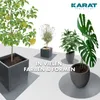 Sous-vase pour pots de fleurs à bords biseautés Majesty, Voir les images du produit 6