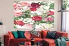 MuchoWow® Poster Blumen - Weiß - Rosa - Violett 180x120 cm Produktbild-Vorschau 2