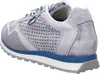 A side view of a gray sneaker with blue accents. Produktbild-Vorschau