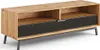 Lowboard 160cm, Eiche massiv geölt, MATOLA-163 Produktbild-Vorschau 1