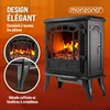 MONZANA Cheminée électrique effet flamme LED 2000 W Voir les images du produit 5