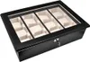 Uhrenvitrine Wandvitrine für 12 Uhren schwarz 2097 HL-1072 Produktbild-Vorschau 4