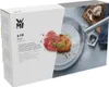 A product box for a WMF frying pan, showing a close-up of a steak being cooked in the pan. Produktbild-Vorschau