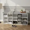 VASAGLE Schuhbank, Sitzbank, Schuhregal, mit Kissen und 15 Produktbild-Vorschau 3