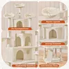 A collage of images showcasing different features of a cat tree. Produktbild-Vorschau