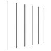 Several vertical poles of varying heights are arranged in a row against a white background. Podgląd zdjęcia produktu