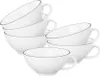 Seltmann Weiden Lido Black Line Teetasse 0,14 l 6er Set Produktbild-Vorschau 1