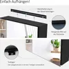 Diagrams illustrating how to hang a mirror cabinet. Produktbild-Vorschau