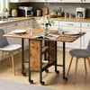 BEALIFE Klappbarer Esstisch 130x80x74 cm mit Rollen & Produktbild-Vorschau 7
