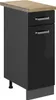 Küchenunterschrank Vicco R-Line Schwarz Hochglanz 30 cm , Produktbild-Vorschau 1