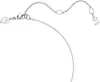 A close-up shot of a silver necklace clasp and chain. Produktbild-Vorschau