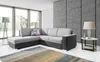 Ecksofa Sofa JUNES mit Schlaffunktion Grau / Hellgrau Produktbild-Vorschau 1