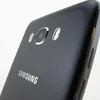 Close-up of the back of a black Samsung smartphone, showing the camera lens and the Samsung logo. Náhľad obrázku produktu