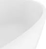 vidaXL umyvadlo s přepadem Matt White 36x13 cm Keramika Náhled obrázku produktu 6