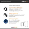 Adattatore Kipon per obiettivo T2 a fotocamera Canon EF Anteprima dell’immagine prodotto 8