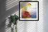 Bild - 50 cm x 50 cm - MDF - Rahmen, Wandkunst - Muschel am Produktbild-Vorschau 3