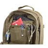 Close-up view of the interior of an open backpack, showing various items organized within its pockets. Náhľad obrázku produktu